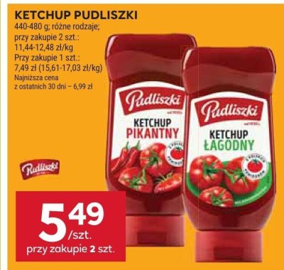 Ketchup Łagodny promocja w Stokrotka