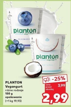 Jogurt kokosowy Planton (żywność) promocja