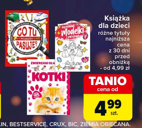 Kolorowe modelki z naklejkami promocja w Carrefour Market