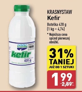 Kefir Krasnystaw promocja w Aldi