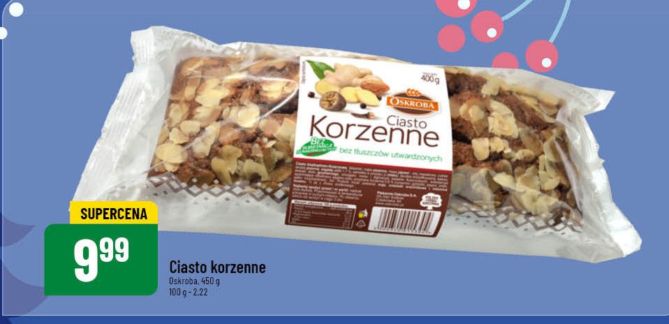 Ciasto korzenne Oskroba promocja w POLOmarket