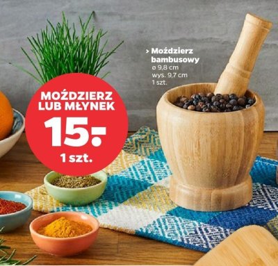 Moździerz bambusowy promocja w Netto
