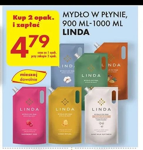 Mydło w płynie kozie mleko Linda promocja