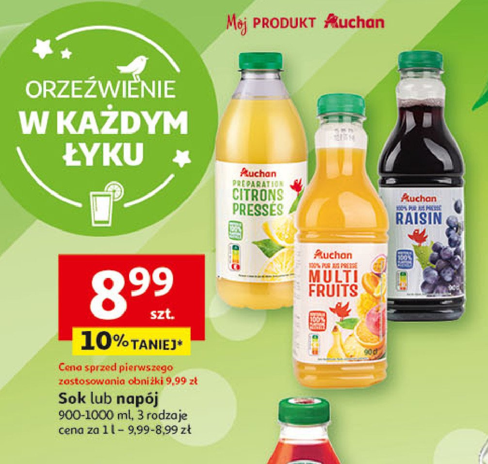 Sok multiwitamina Auchan promocja