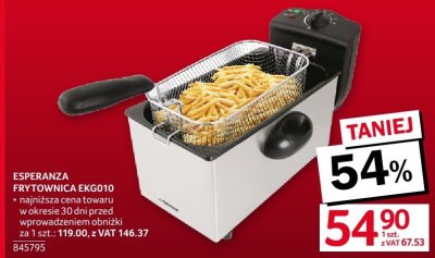 Frytownica ESPERANZA FRYTOWNICA EK6010 promocja w Selgros