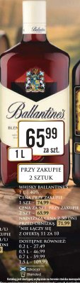 Whisky Ballantine's promocja w Dino