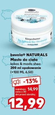 Masło do ciała kokos & shea Bevola promocja