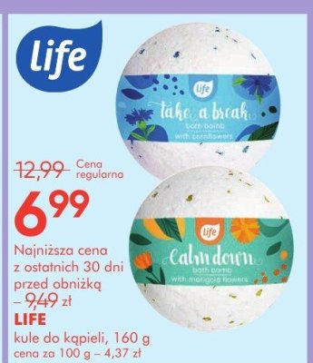 Kule do kąpieli LIFE, 160 g promocja w Super-Pharm