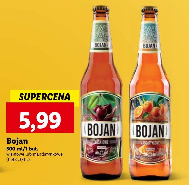 Piwo BOJAN WIŚNIOWA KROWA promocja