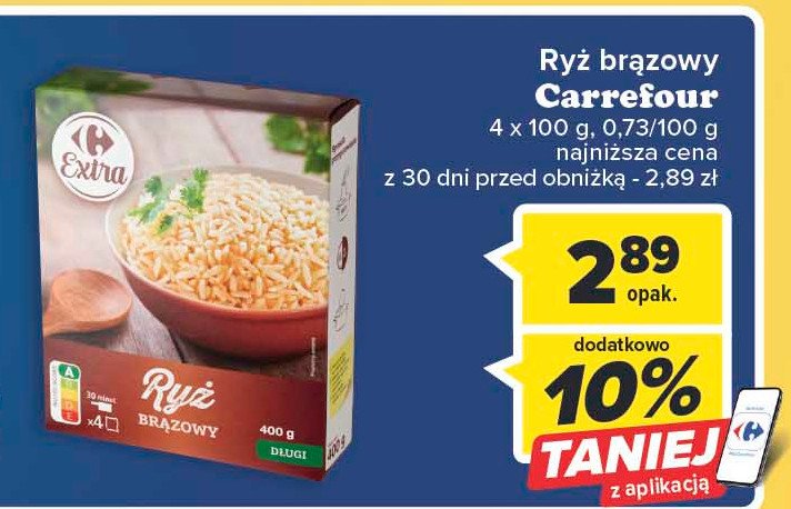 Ryż brązowy Carrefour promocja
