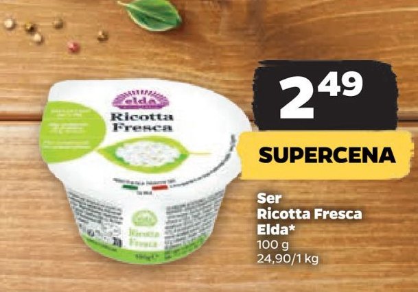 Ser ricotta ELDA SOGNO promocja