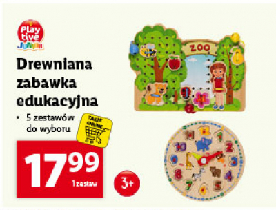 Drewniana zabawka - zoo Play tive junior promocja