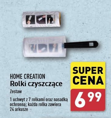 Uchwyt + 7 rolek Home creation promocja w Aldi