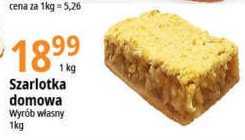 Szarlotka domowa promocja