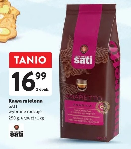 Kawa amaretto Sati aroma promocja