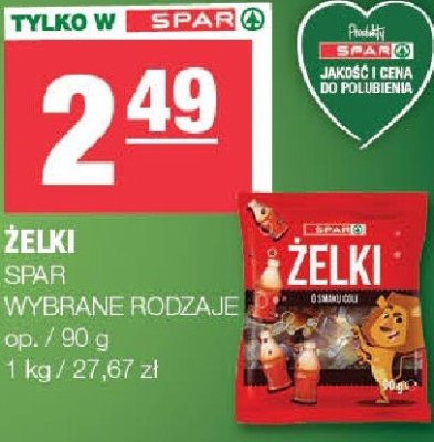 Żelki promocja w SPAR
