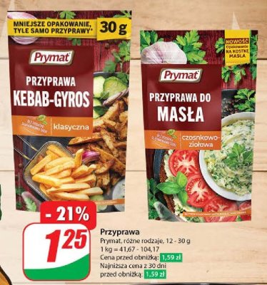Przyprawa do mas艂a czosnkowo-zio艂owa Prymat promocja