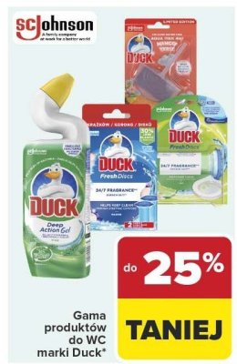Gama produktów do WC marki Duck promocja w Carrefour