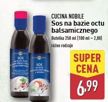 Sos balsamiczny z modeny Cucina nobile promocja w Aldi