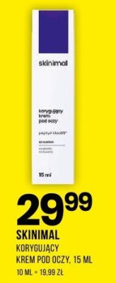 KREM KOJRZYJĄCY SKINIMAL POD OCZY 15 ML promocja w Drogerie Natura