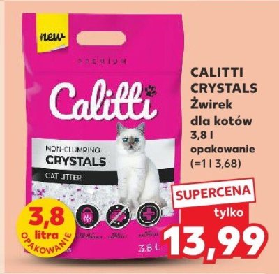 Żwirek dla kotów 3,8 l promocja w Kaufland