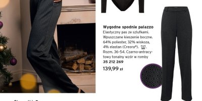 Spodnie wygodne palazzo promocja w Tchibo