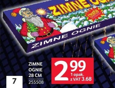 Zimne ognie 28 cm promocja w Selgros