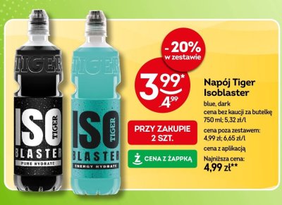 Napój Tiger Isoblaster blue, dark promocja w Żabka
