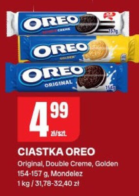 Ciastka Oreo Original, Double Creme, Golden promocja w Chorten
