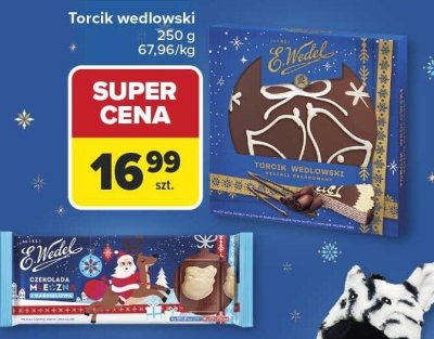 Torcik wedlowski E.Wedel promocja w Carrefour