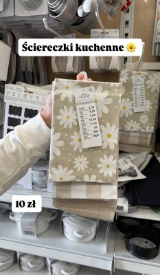 Ściereczki kuchenne pepco HOME 3-pack promocja w Pepco