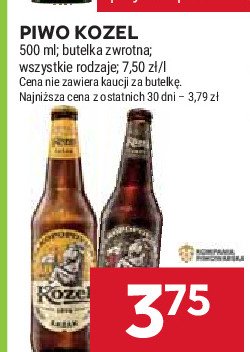 Piwo Kozel lezak promocja