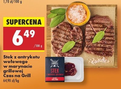 Stek z antrykotu w marynacie grillowej Czas na grill promocja