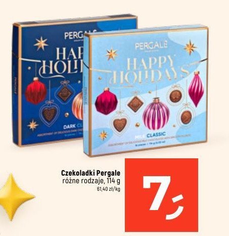 Czekoladki happy holidays dark chocolate Pergale promocja w Dealz