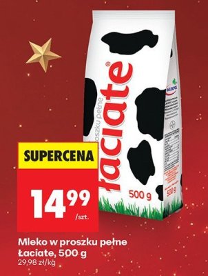 Mleko w proszku pełne   promocja w Biedronka