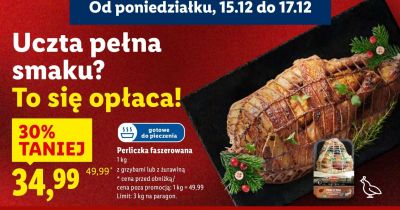 Perliczka faszerowana promocja w Lidl