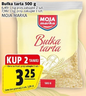 Bułka tarta MOJA MARKA promocja w Prim Market