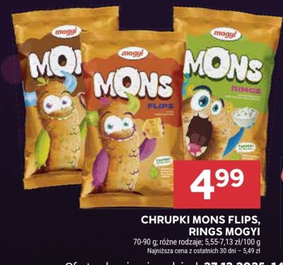 Chrupki Mons Flips, Rings Mogyi promocja w Stokrotka