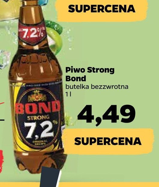 Piwo Bond strong promocje