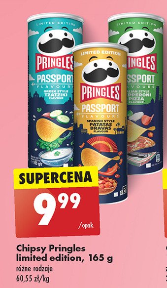 Chipsy passport patatas bravas Pringles promocja