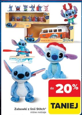 Zabawki z linii Stitch różne rodzaje promocja w Carrefour