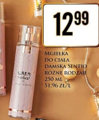 Mgiełka do ciała damska SenTiQ różne rodzaje 200 ml. 51,96 zł/l promocja w Dino