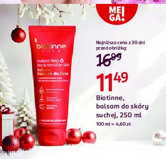 Balsam do ciała do skóry suchej i wrażliwej Biotinne promocja