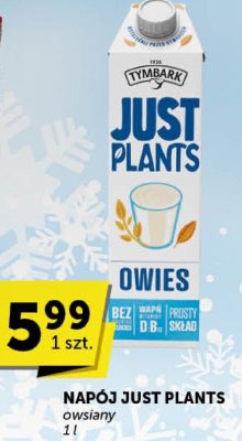 Napój Just Plants owsiany promocja w Euro Sklep