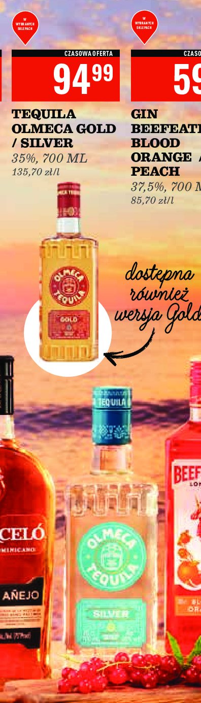 Tequila Olmeca gold promocja