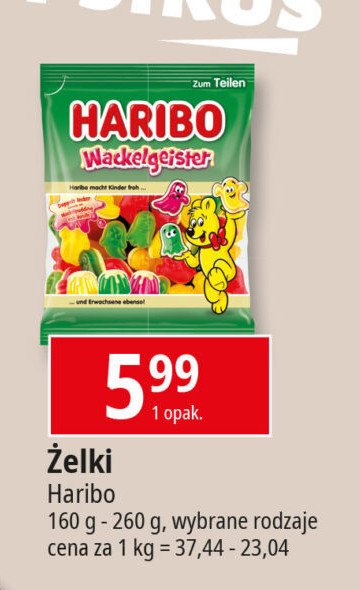 Żelki Haribo wackelgeister promocja