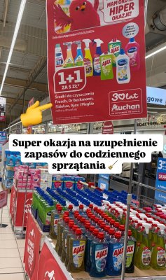 Środek do czyszczenia dywanów Una promocja w Auchan