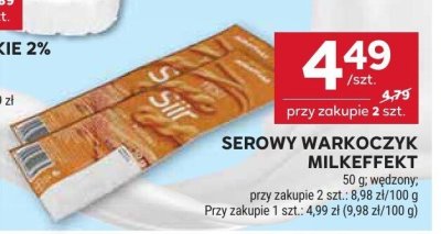 Serowy warkoczyk Milkeffekt promocja w Stokrotka
