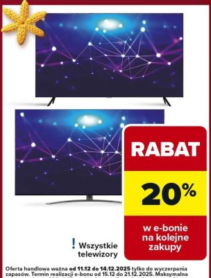Telewizor promocja w Carrefour Market
