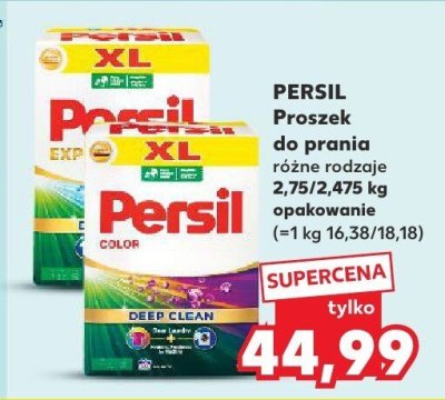 Proszek do prania różne rodzaje 2,75 kg promocja w Kaufland